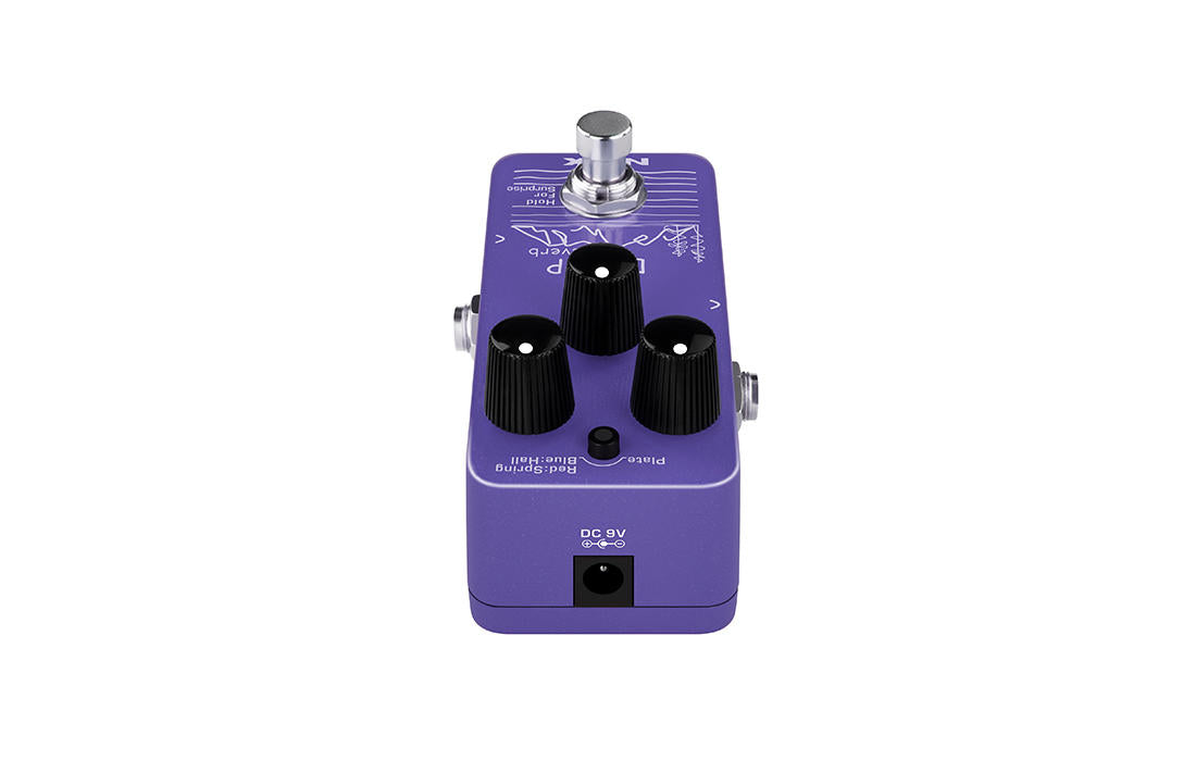 NUX NRV-3 Damp Reverb mini pedal — packaging and box