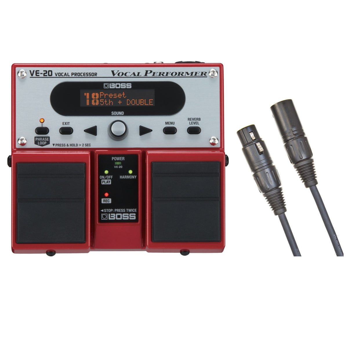 New Boss VE-20 Vocal Performer Voice Effects Processor Pedal