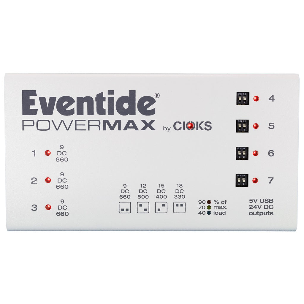 Eventide PowerMax V2 isolated power supply - top view