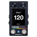 Walrus Audio Canvas Clock tempo sync pedal — black front with display and two footswitches
