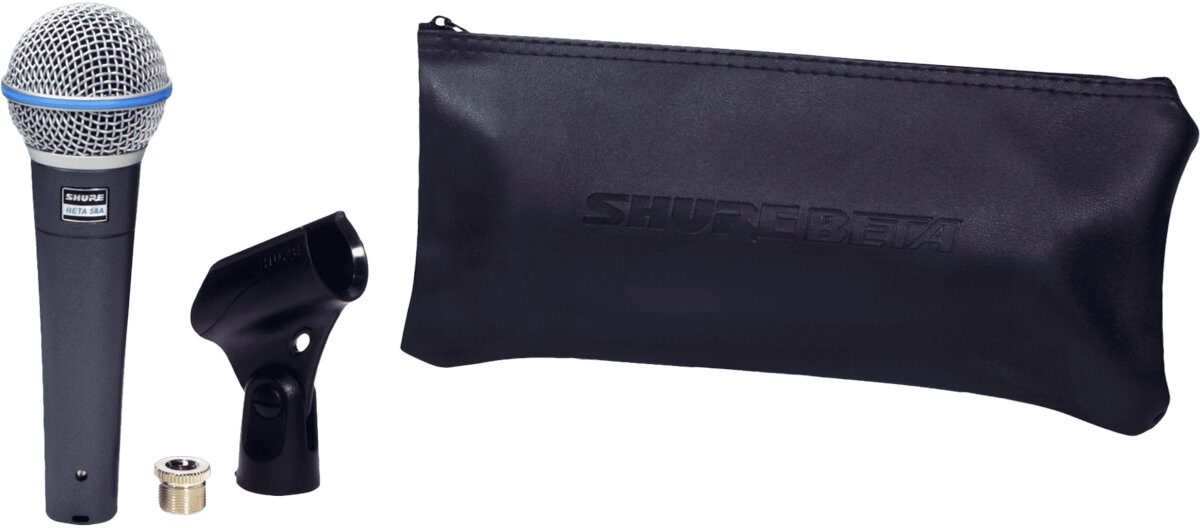Shure BETA 58A vocal microphone — full product view