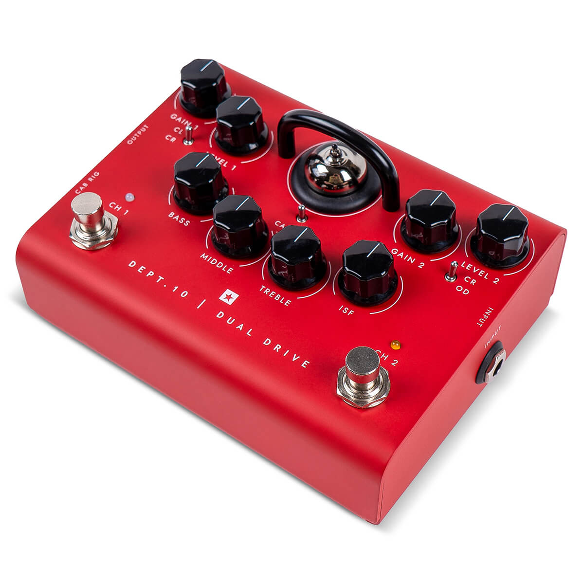 Blackstar Dept. 10 Dual Drive overdrive pedal angled view