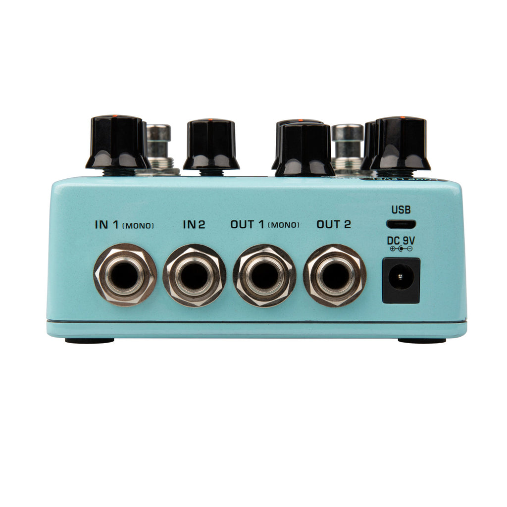 NUX NDD-6 Duotime dual delay pedal — packaging and box