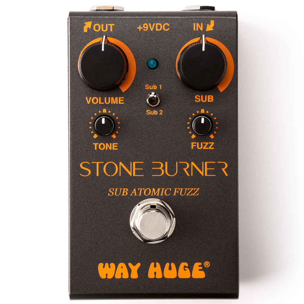 Way Huge WM81 Stone Burner fuzz pedal top controls