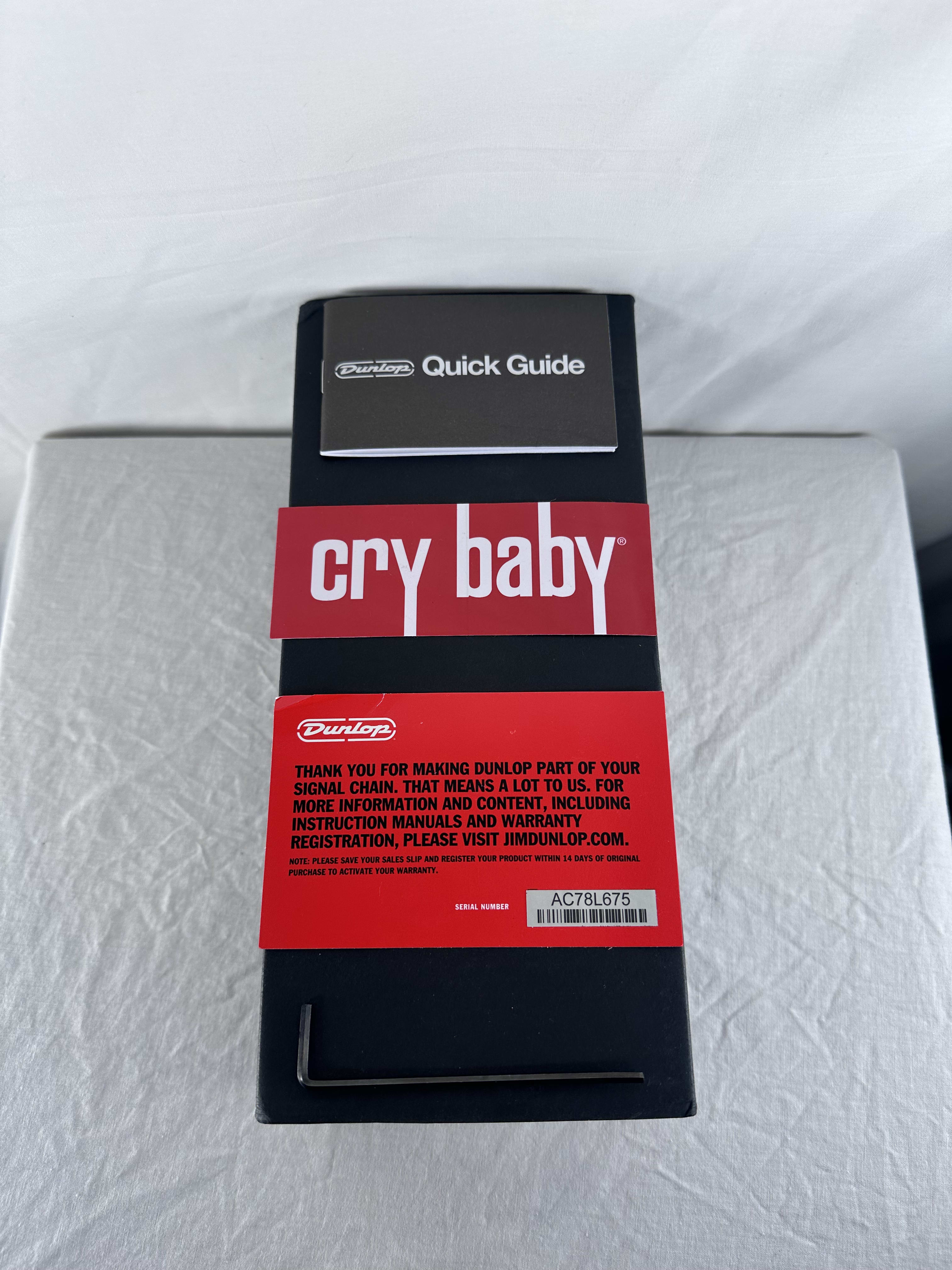 Used Dunlop WA45 Wylde Audio Cry Baby Wah pedal - detail view