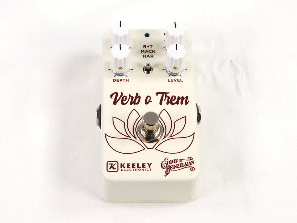 Keeley VoT Verb o Trem reverb tremolo pedal — angled view