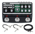 Boss RE-202 Space Echo delay pedal with included patch and guitar cables