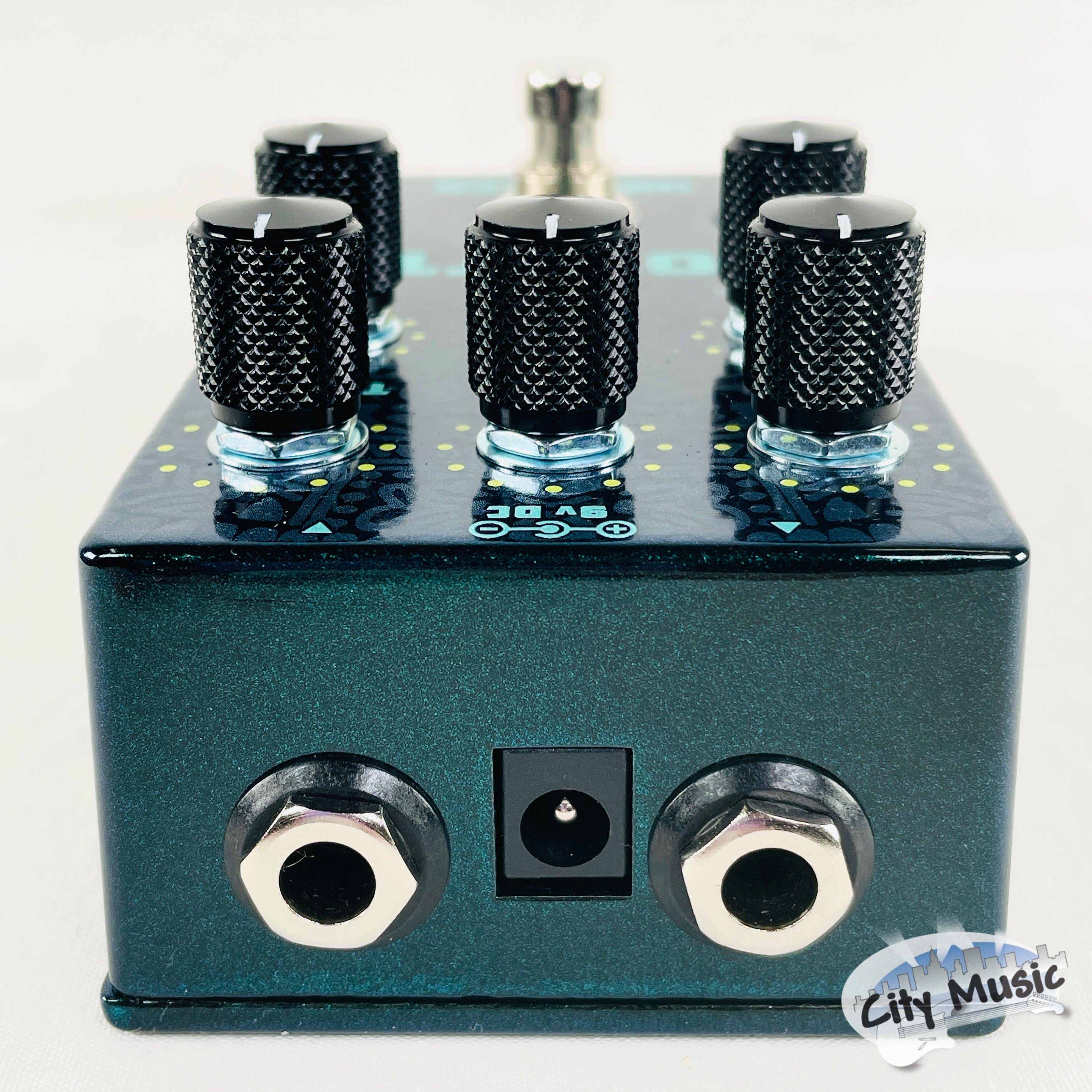 Wampler Mofetta Overdrive used — rear jacks view