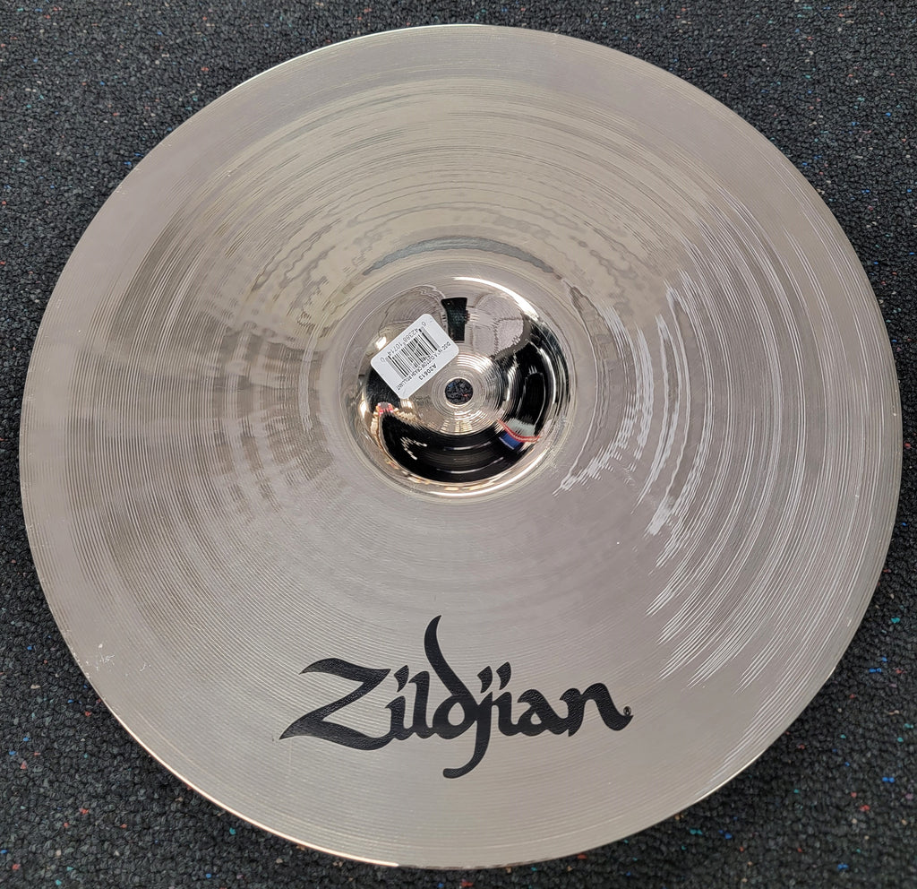 Zildjian A Custom Brilliant Crash 15in - box and cymbal together
