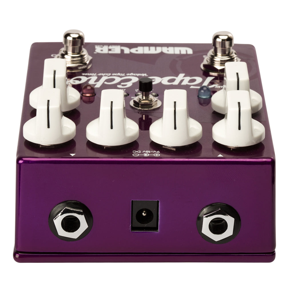 Wampler Faux Tape Echo V2 delay pedal — control knobs detail