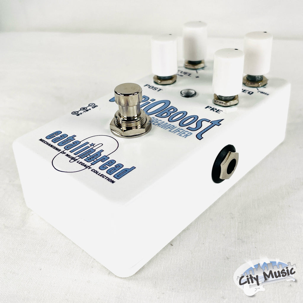 Catalinbread VariOboost preamp pedal - left side jack