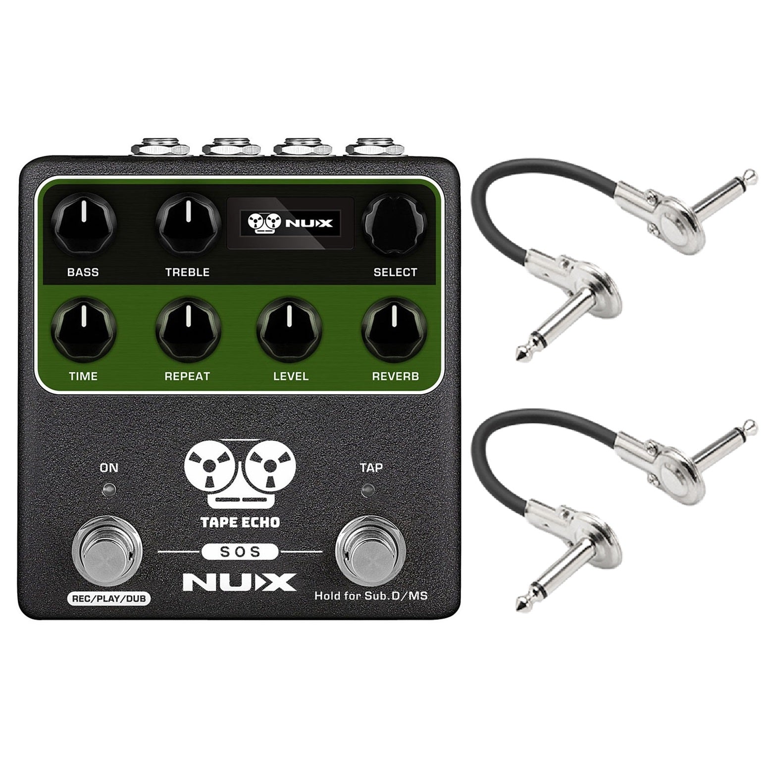 NUX NDD-7 Tape Echo pedal — front panel with controls