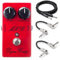 New MXR CSP102SL Script Dyna Comp red compressor pedal with included cables