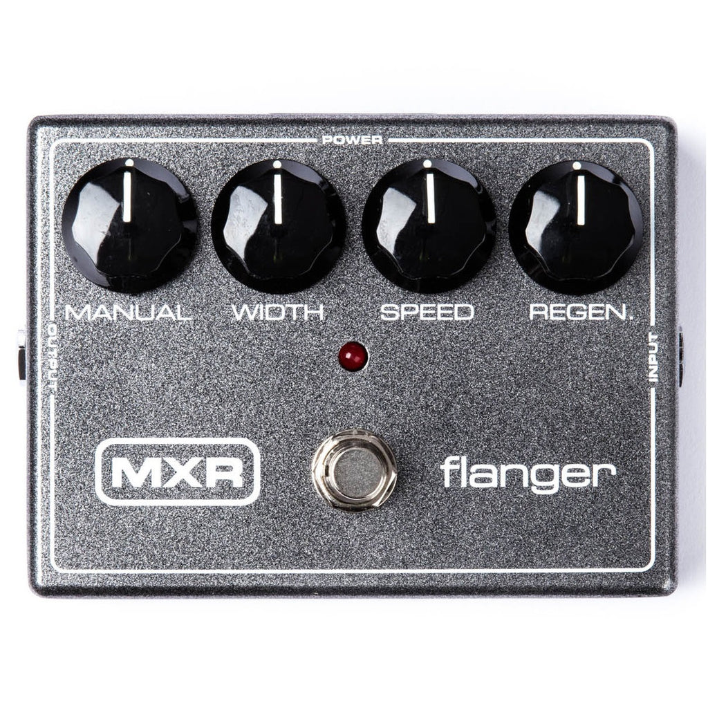 MXR M117R Flanger pedal — front view of controls