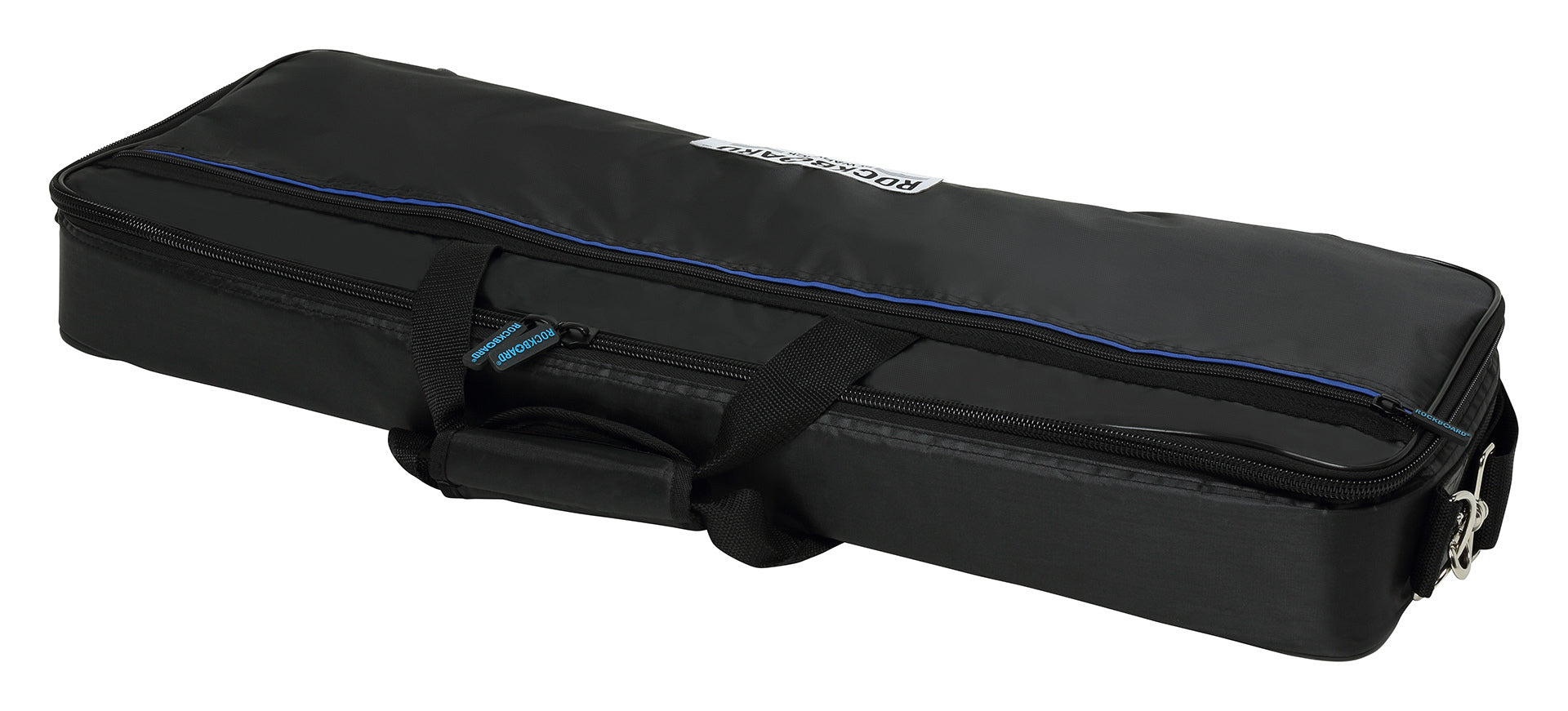 RockBoard Tres 3.3 pedalboard with pedals mounted example