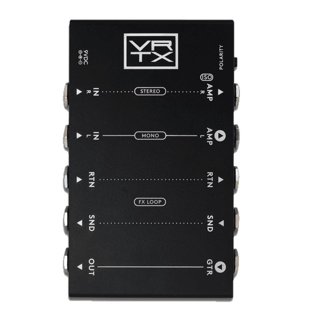Vertex Buffer Interface pedalboard buffer — angled front view