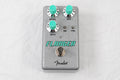 Fender Hammertone Flanger pedal — silver enclosure, top-down view of knobs
