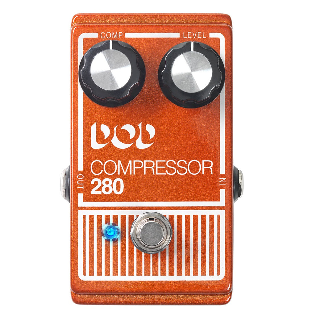 DOD Compressor 280 pedal - top view