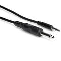 Hosa CMP-105 Mono Interconnect Cable, 1/4 in TS to 3.5mm TRS, 5 ft
