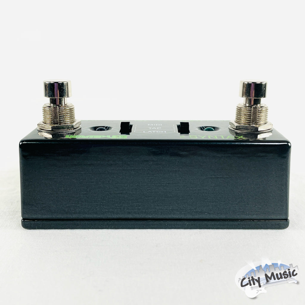 Used Wampler Syntax pedal - bottom view with serial number