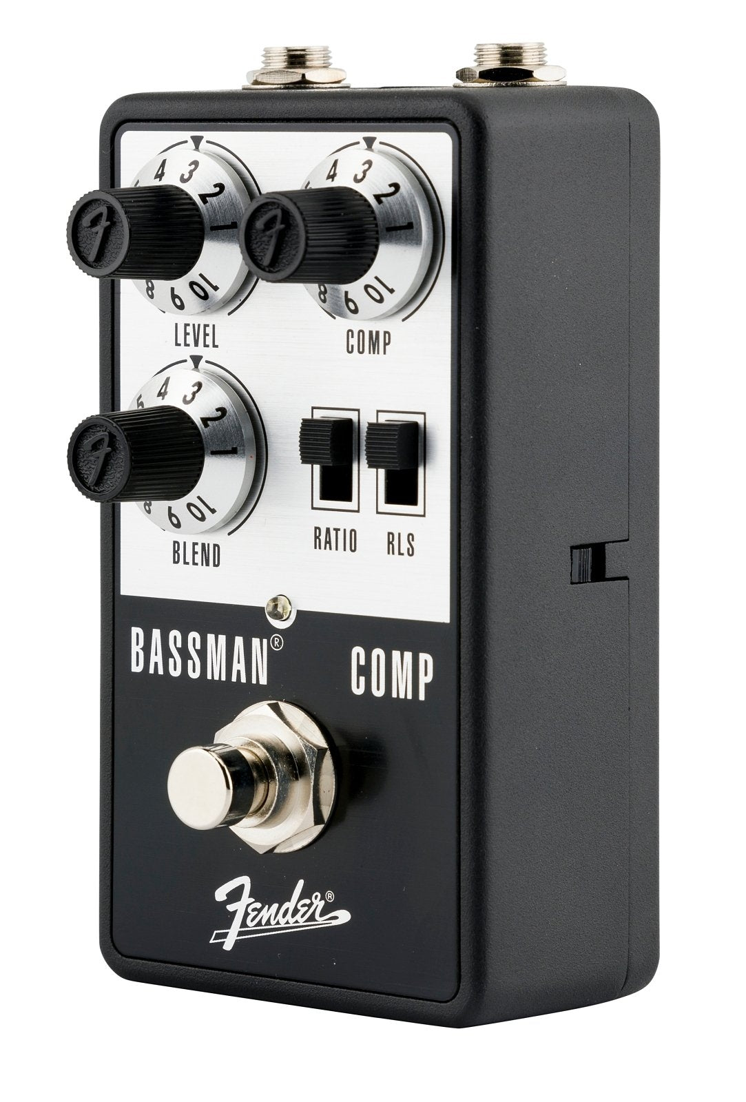 Fender Bassman Comp compressor pedal — angled view