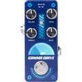 Used Pigtronix Gamma Drive overdrive pedal — blue enclosure top view