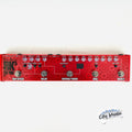 Used Tech 21 RK5 V3 Richie Kotzen Fly Rig SansAmp pedal — red enclosure top view