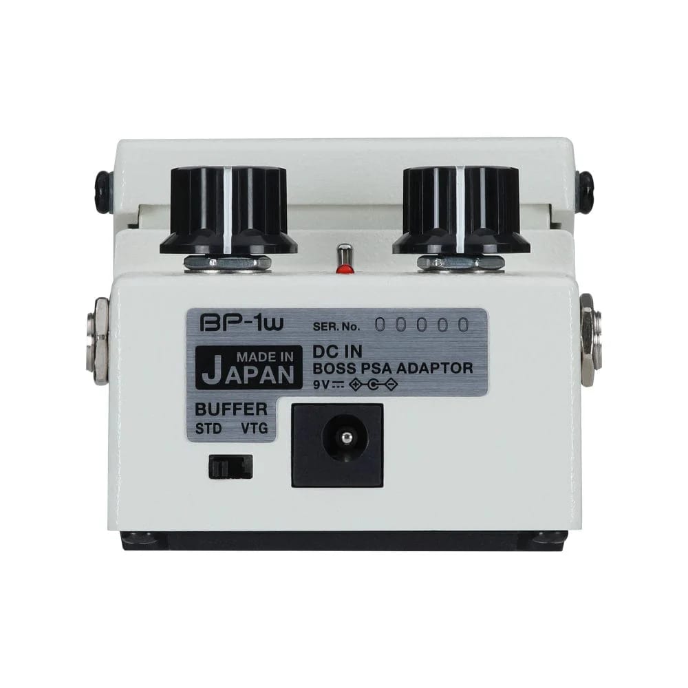 Used Boss BP-1W Waza Craft booster preamp pedal — side profile view