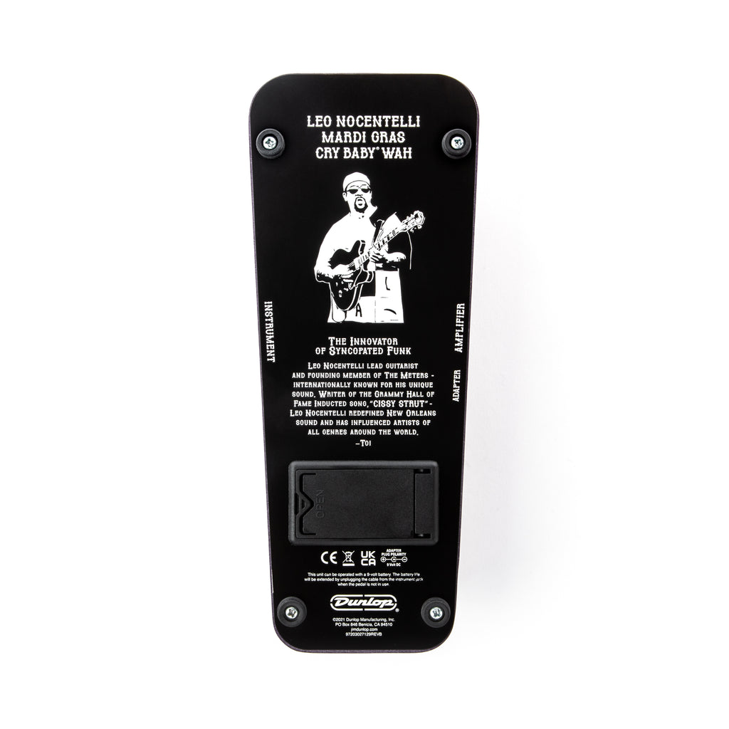 New Dunlop LN95 Leo Nocentelli Cry Baby Mardi Gras Wah Guitar Effects Pedal