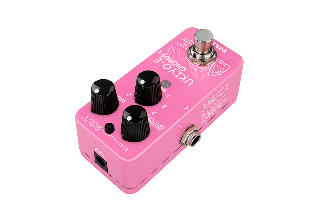 NUX NCH-4 Ukiyo-E chorus mini pedal — detail