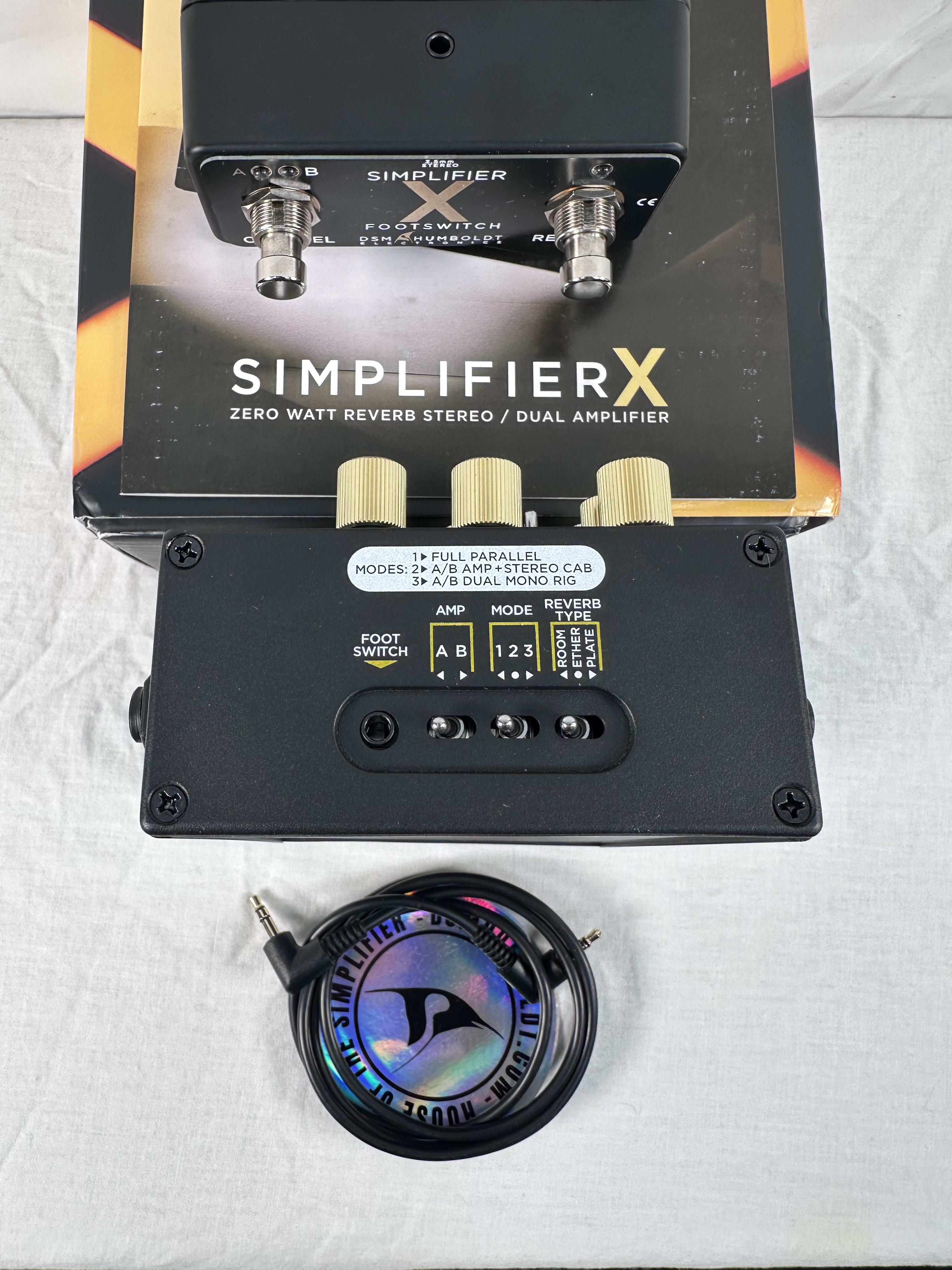 DSM & Humboldt Simplifier X dual amp simulator — side view