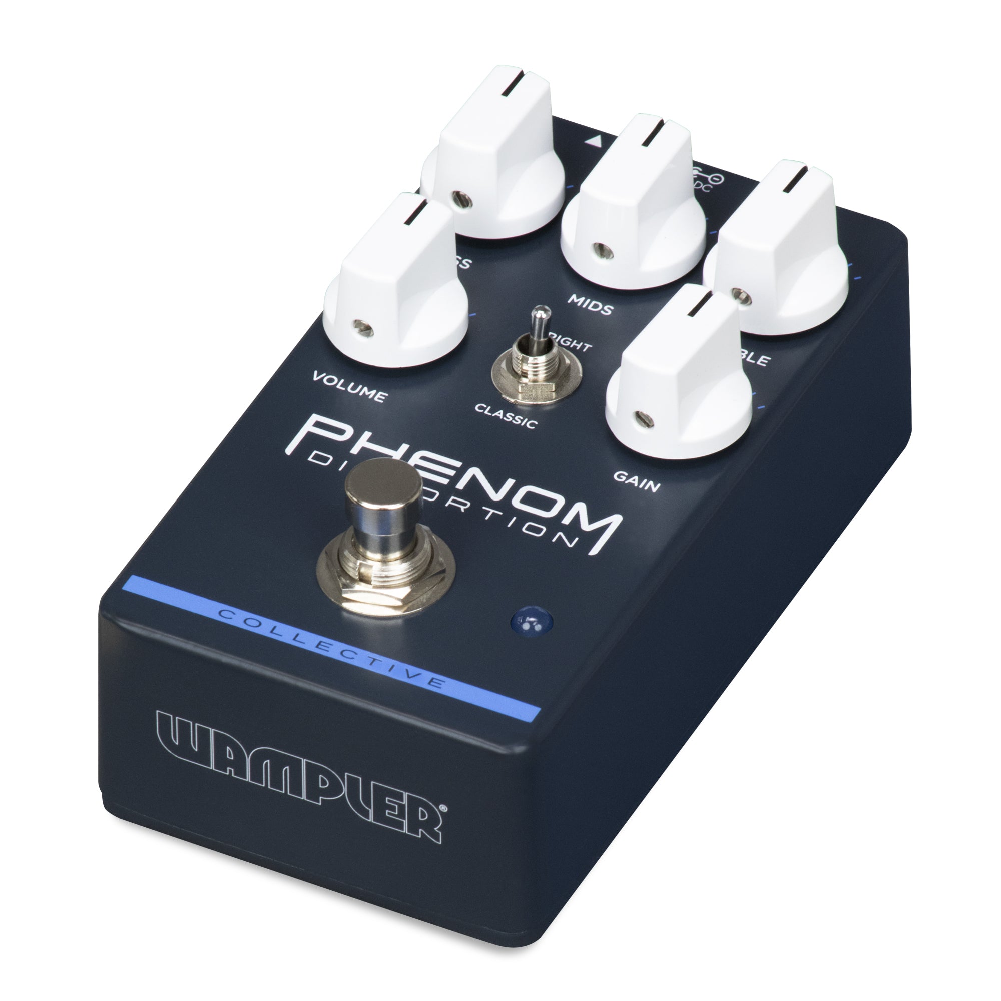 Wampler Phenom Distortion Collective Series pedal in original packaging