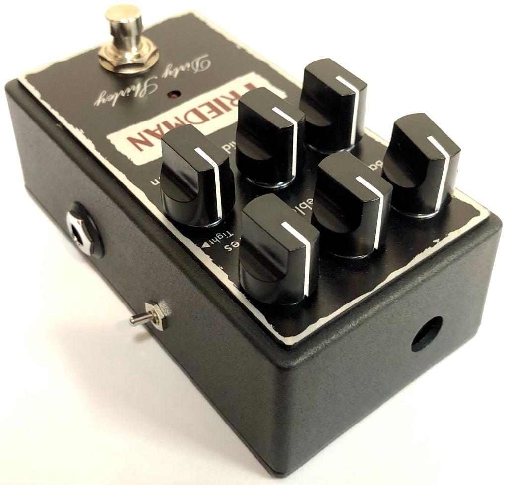 Friedman Dirty Shirley overdrive pedal — detail view
