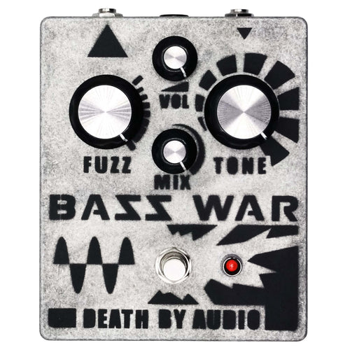 Death By Audio Bass War fuzz pedal — top view