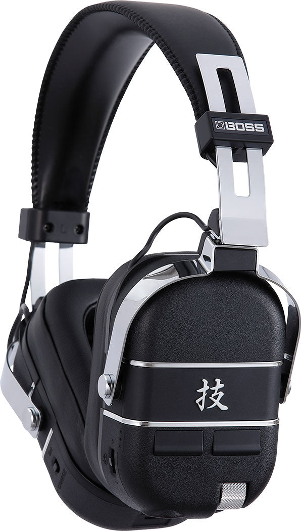 Boss Waza-Air wireless guitar headphones side view