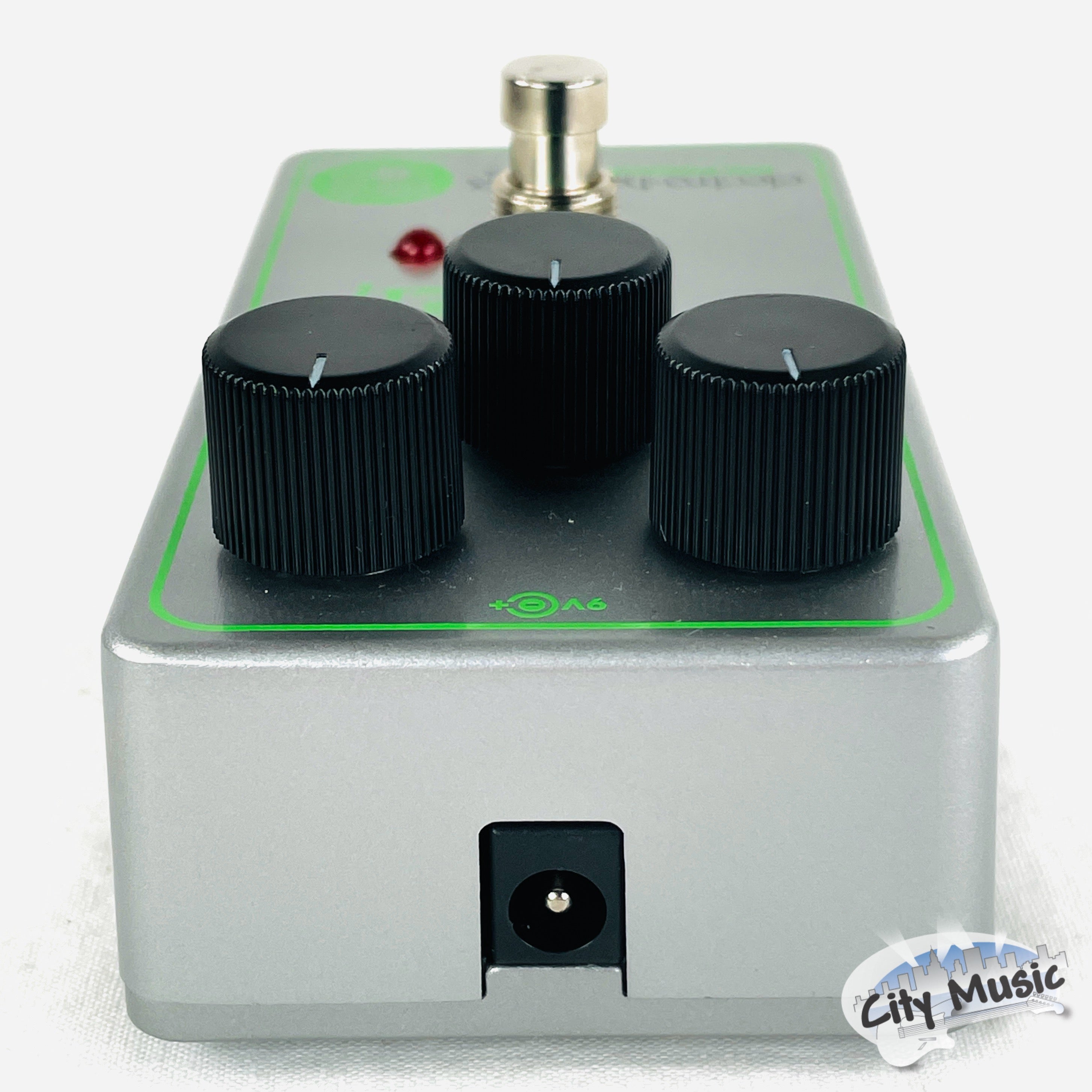 EHX JHS Lizard Queen octave fuzz pedal — side view