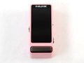 Used NUX NTU-3 Flow Tune mini guitar tuner — pink enclosure, front display view