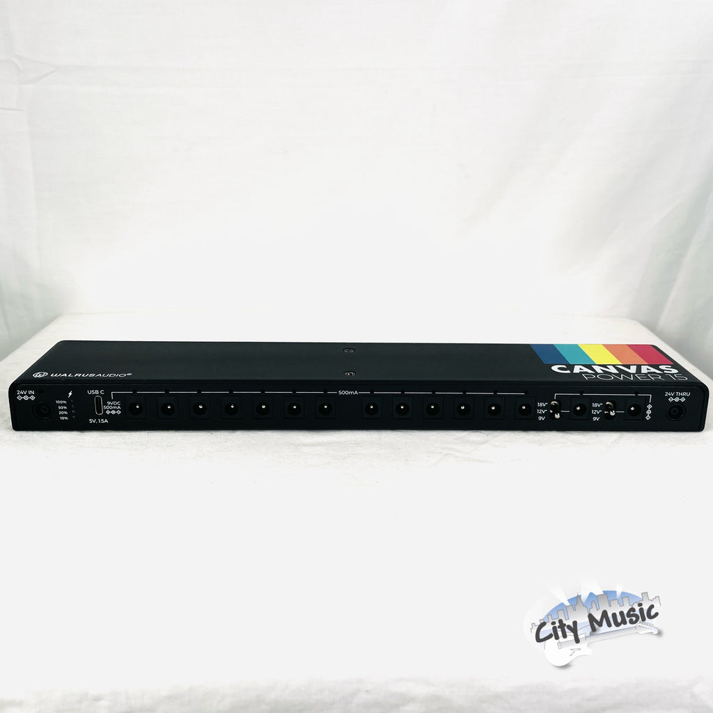 Walrus Audio Canvas Power 15 supply — USB-C and 24V link ports