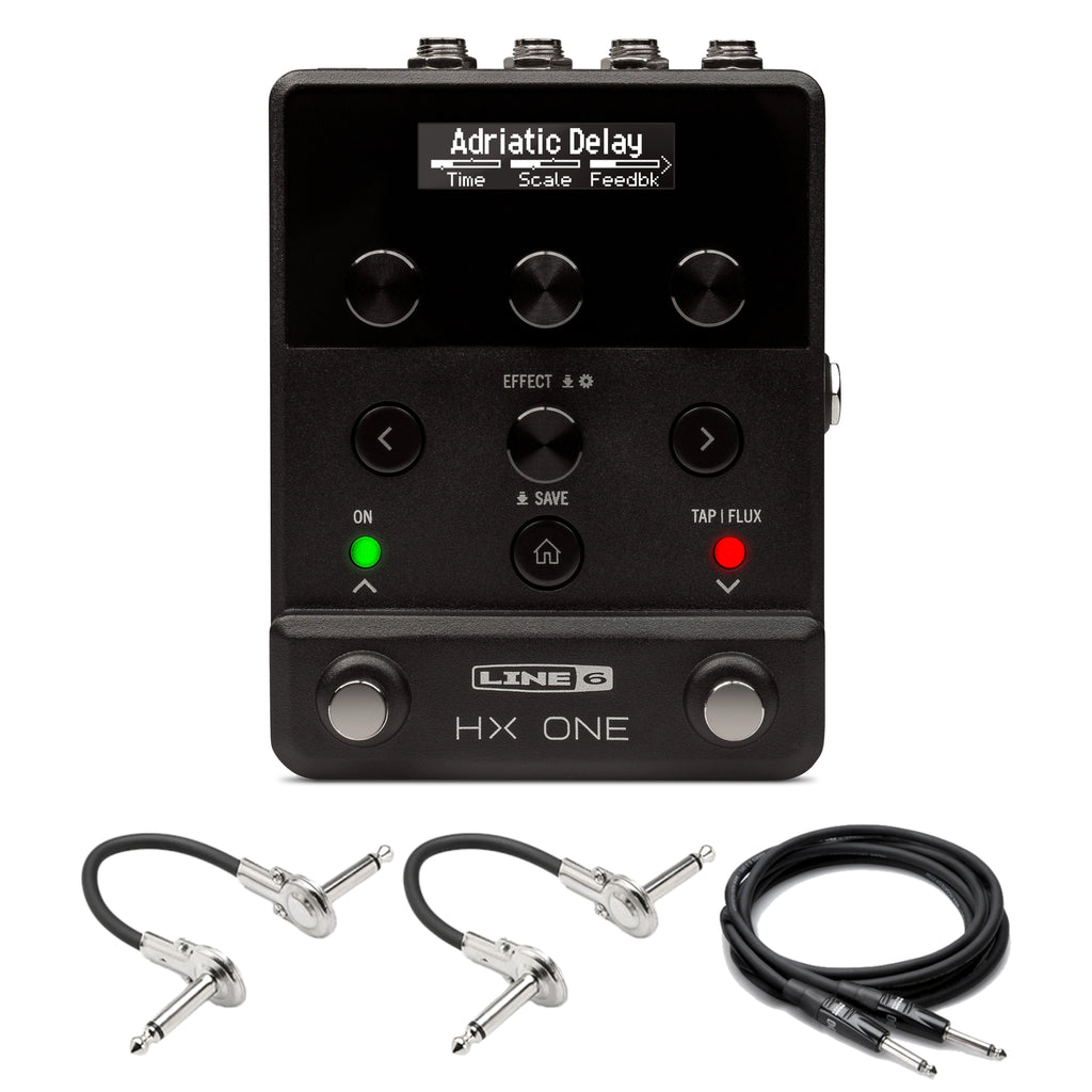 Line 6 HX One multi-effects pedal — front panel detail