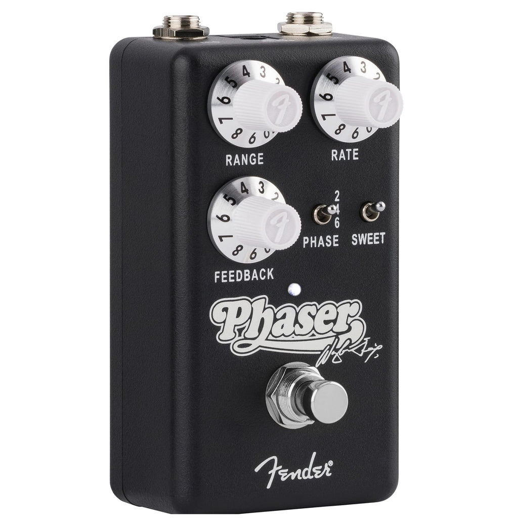 Fender Waylon Jennings Phaser pedal — angled side view