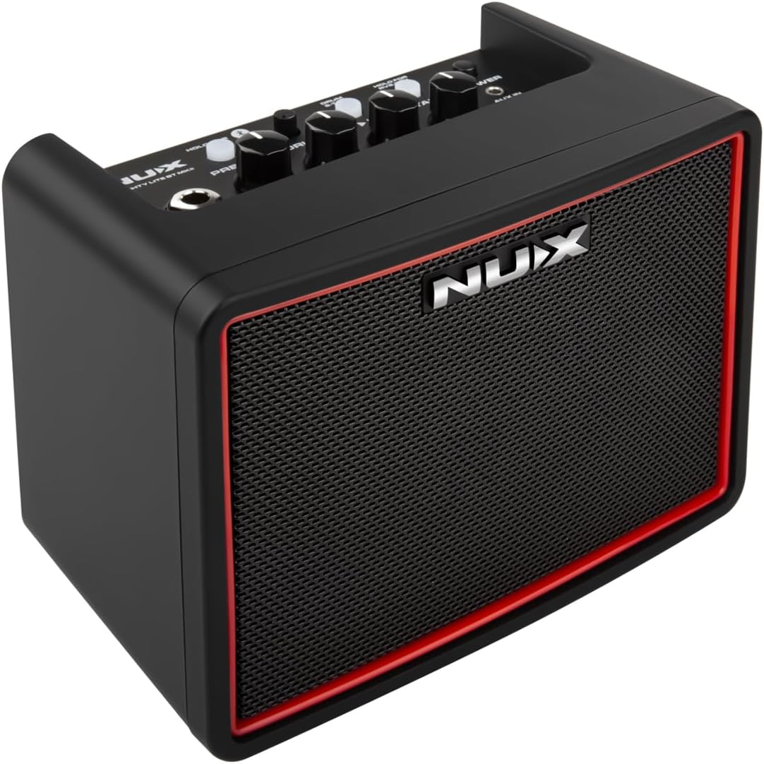 NUX Mighty Lite BT MKII desktop amp - angled side view