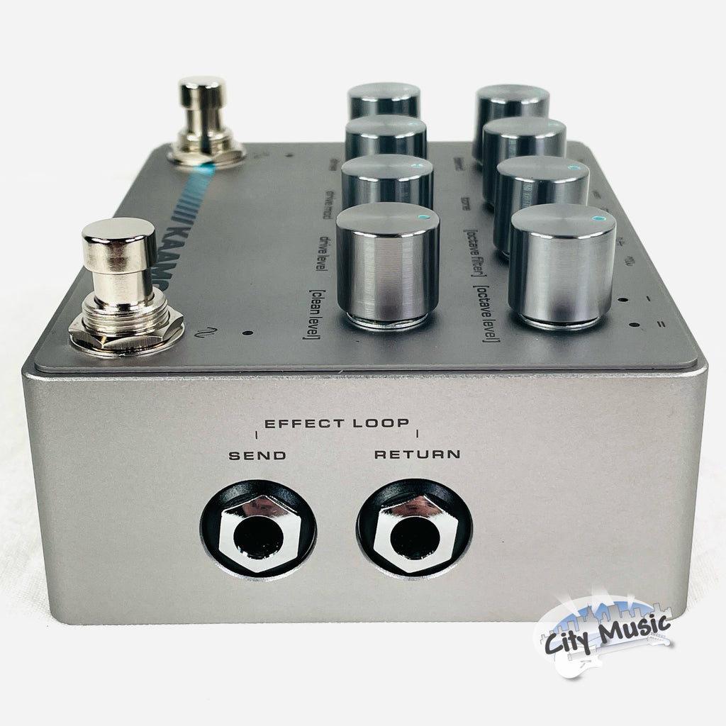 Used Darkglass Kaamos bass pedal - bottom plate view