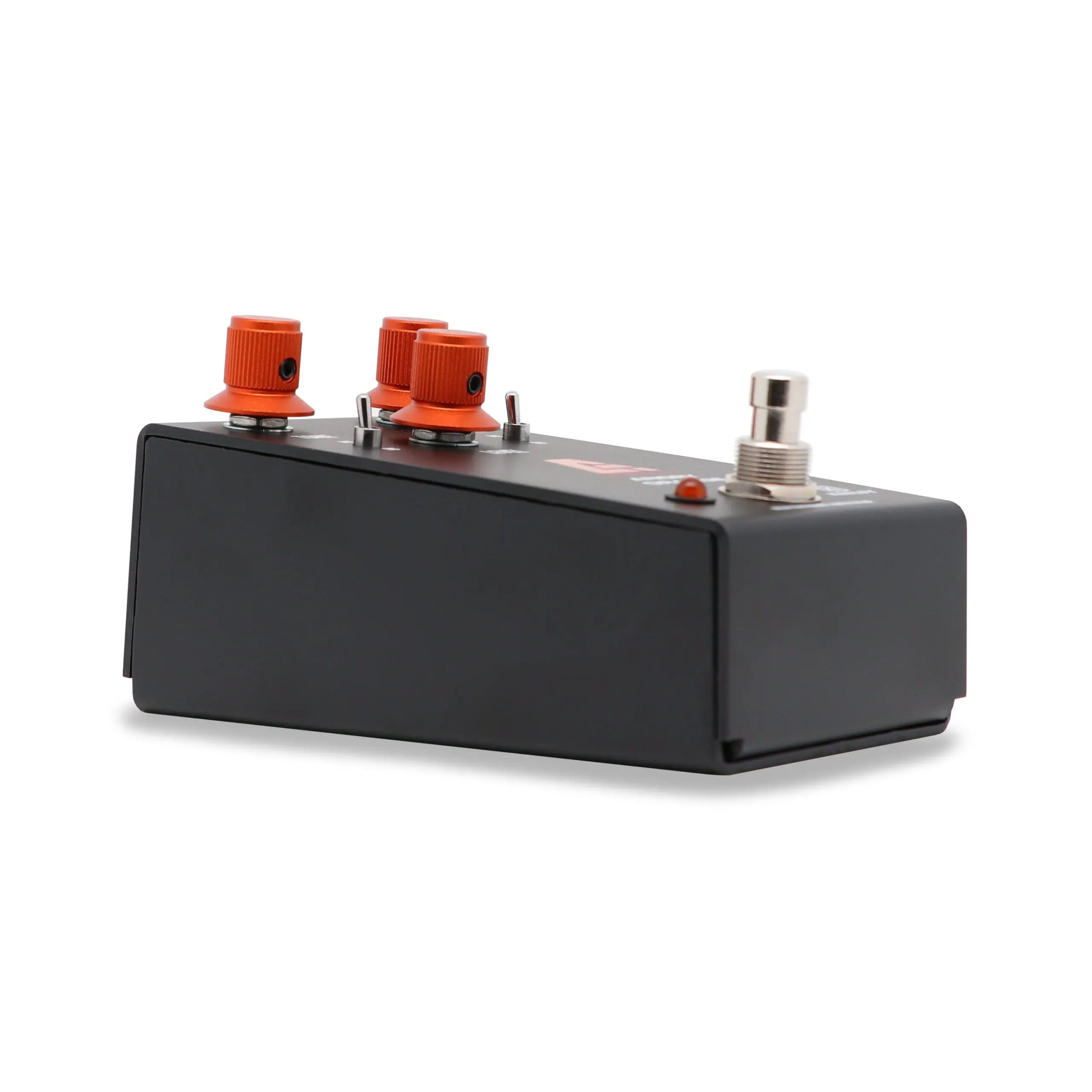 Keeley Angry Orange distortion fuzz pedal — rear panel view