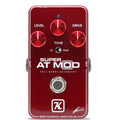 Keeley Super AT Mod overdrive pedal — red enclosure, top view