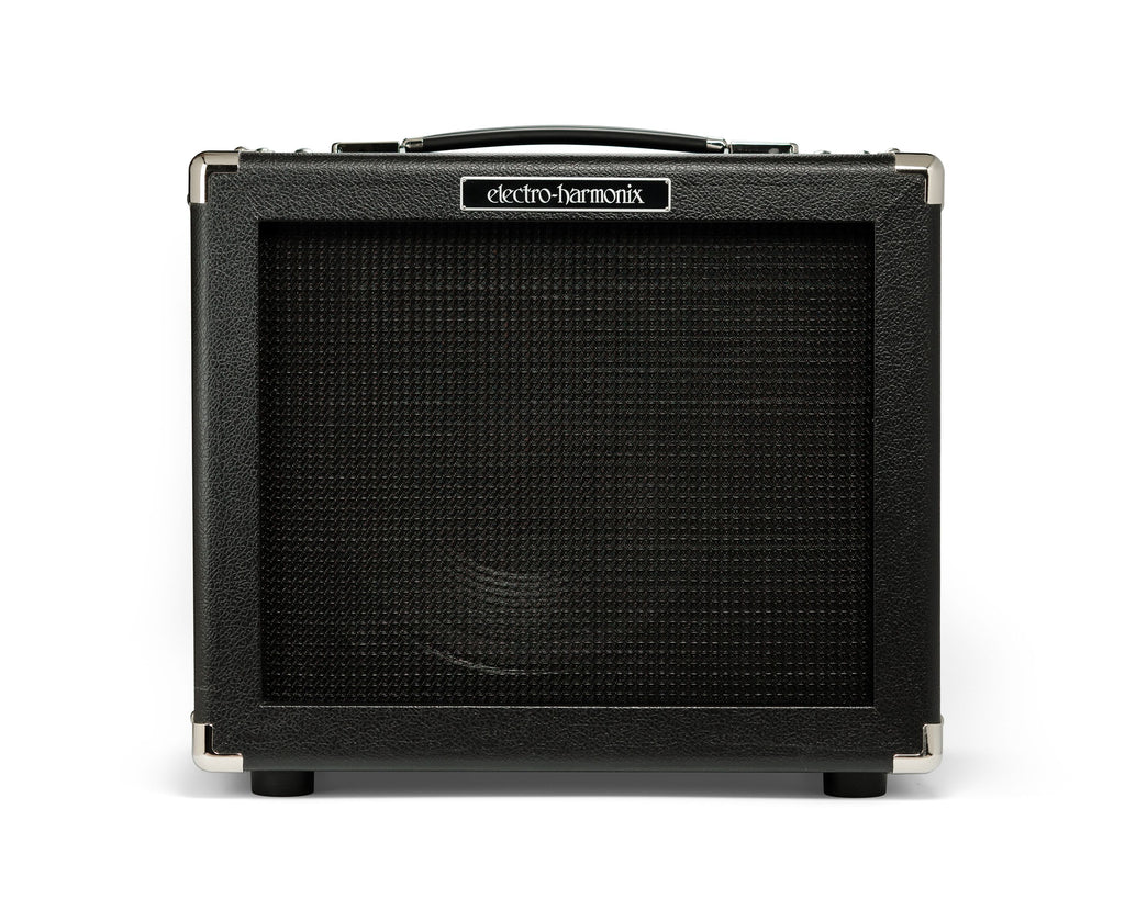 Electro-Harmonix Dirt Road Special guitar combo amp — front, black tolex 1x12