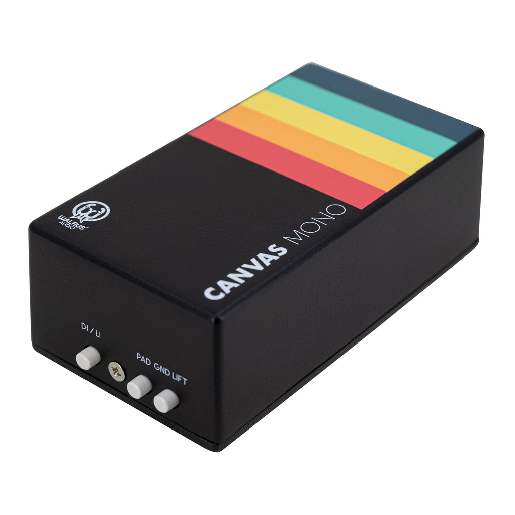 Walrus Audio Canvas Mono DI box — top controls and switches