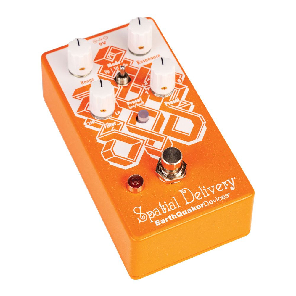 EarthQuaker Devices Spatial Delivery V3 envelope filter pedal - angled view