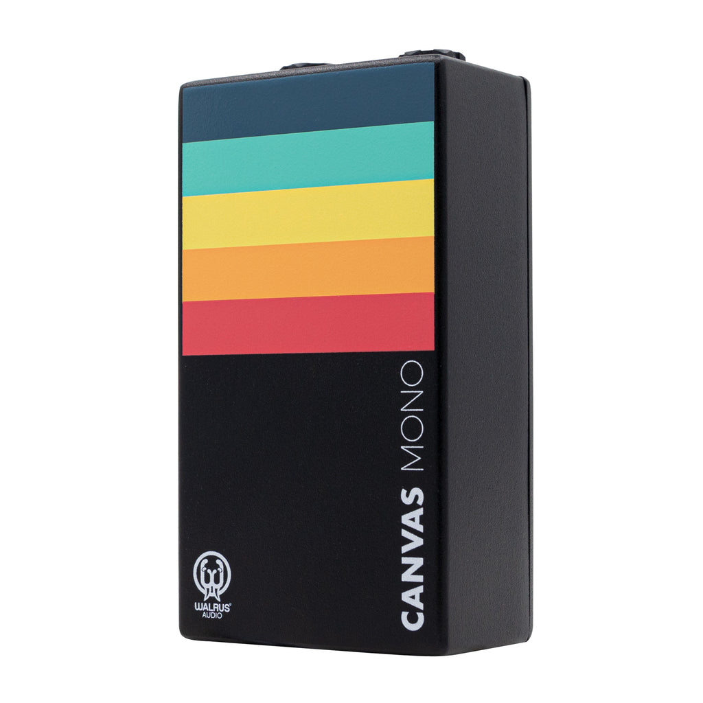 Walrus Audio Canvas Mono line isolator — top panel switches detail