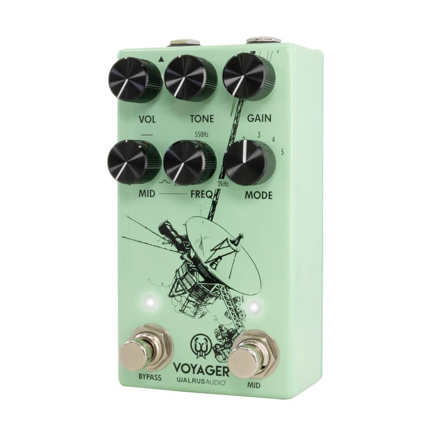 New Walrus Audio Voyager MKII Preamp Overdrive Guitar Effects Pedal Seafoam