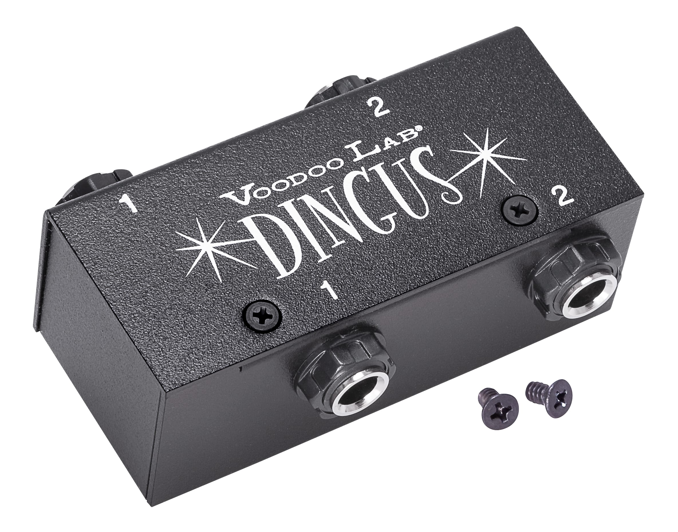 Voodoo Lab Dingus Dual 1/4" Feed-Thru — jacks detail